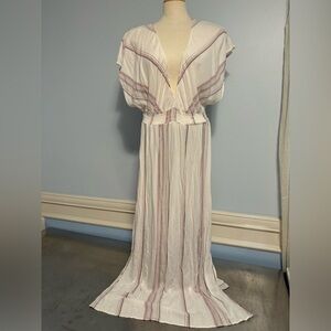 Sleeveless summer maxi dress